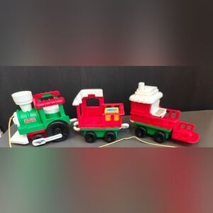 Fisher-Price Little People Musical Christmas Train #72741 VTG 1998